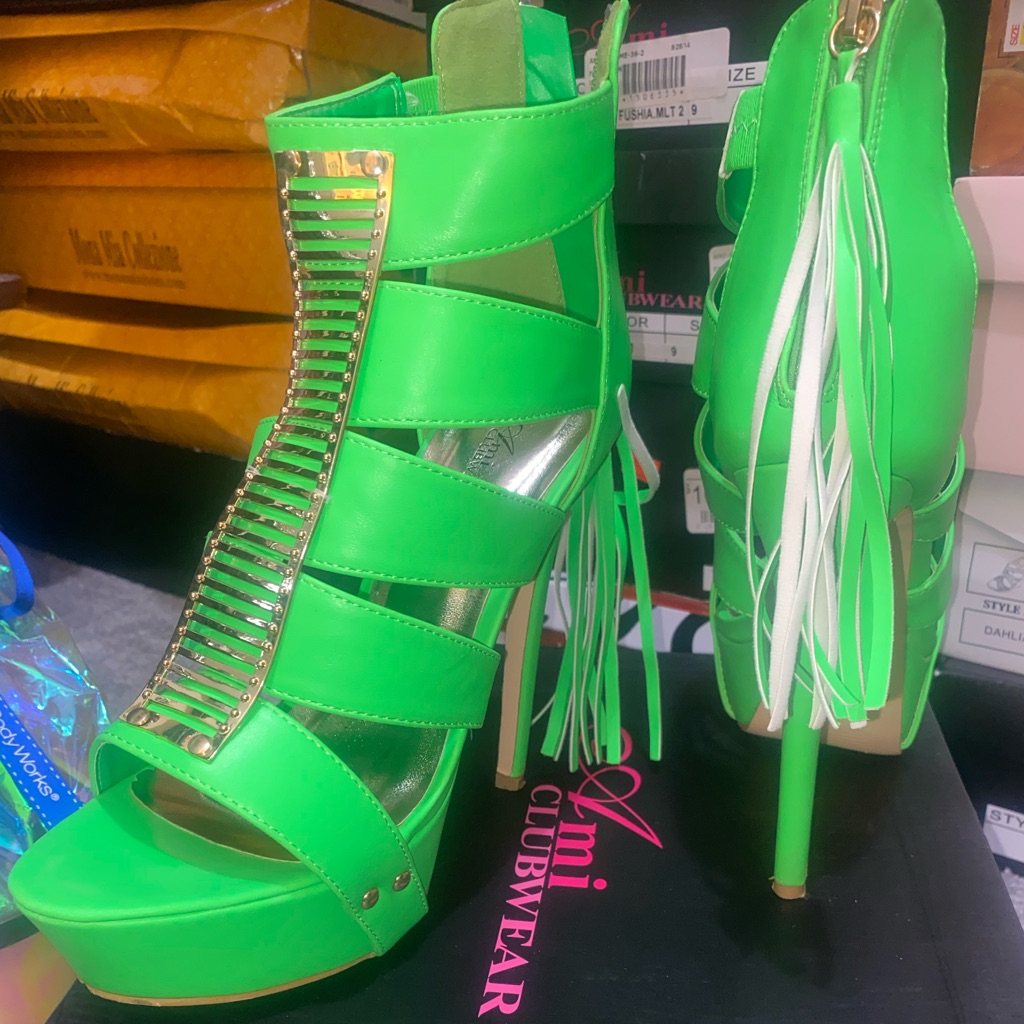Lime Green Heel